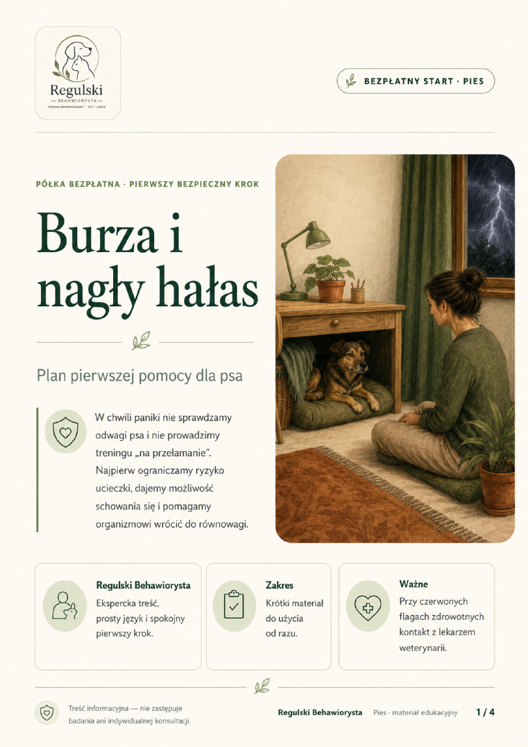 Okładka PDF: Burza i nagły hałas