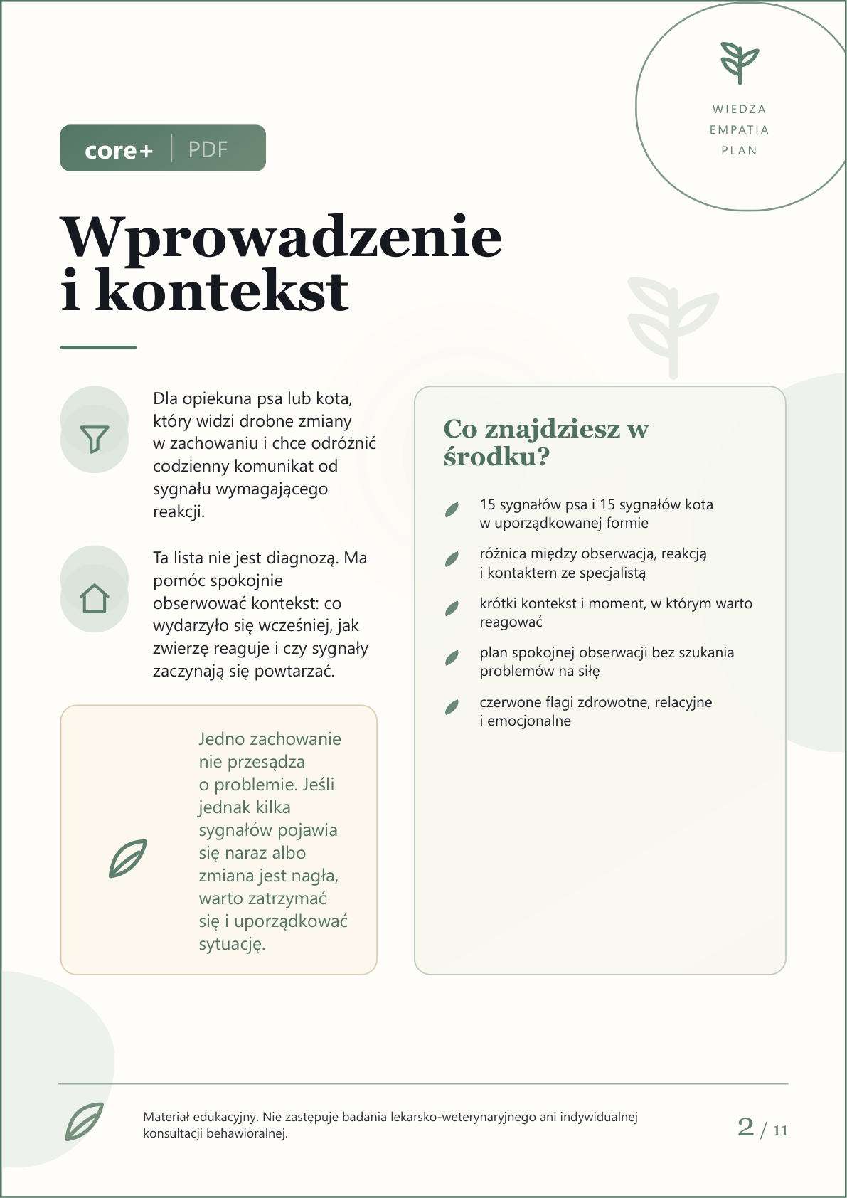 Podgląd strony 2: 30 zachowań do obserwacji