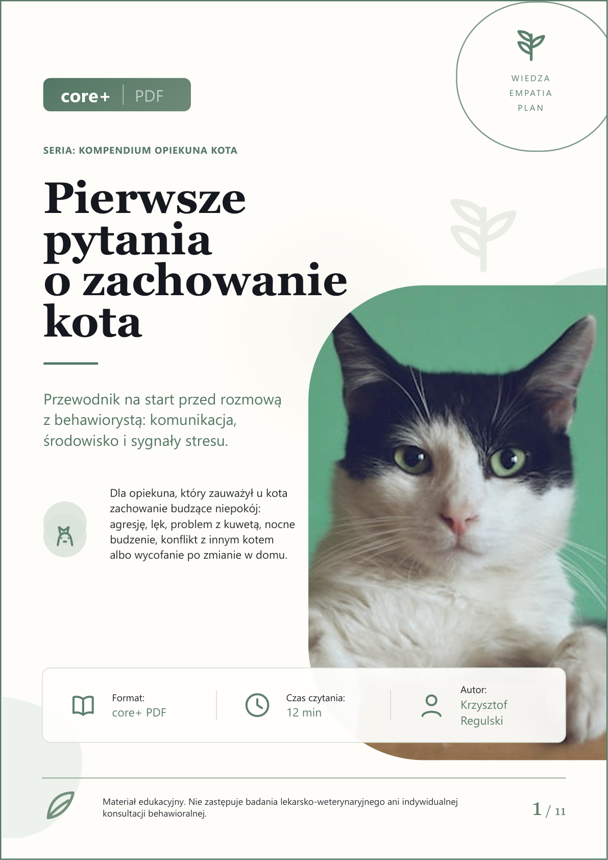 Podgląd strony 1: Kwadrans: podstawy kota