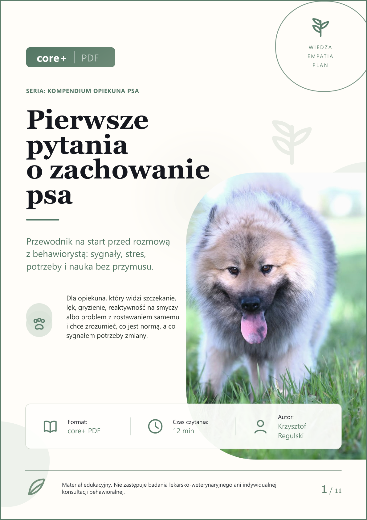 Podgląd strony 1: Kwadrans: podstawy psa