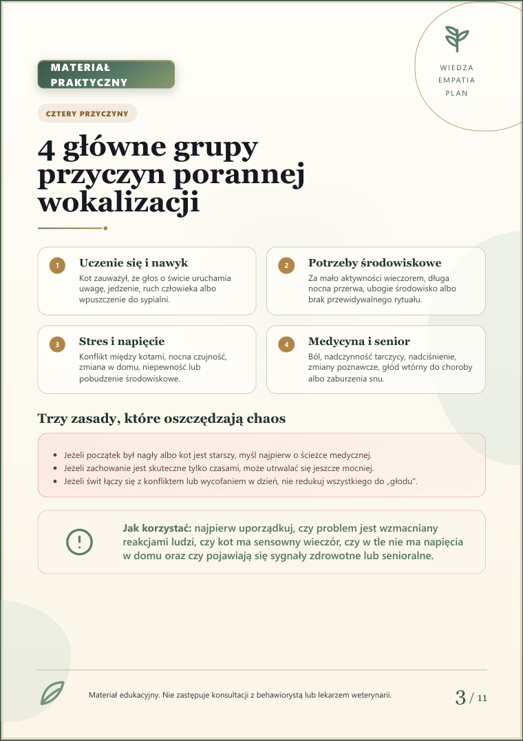 Podgląd strony 3: Miauczenie o świcie