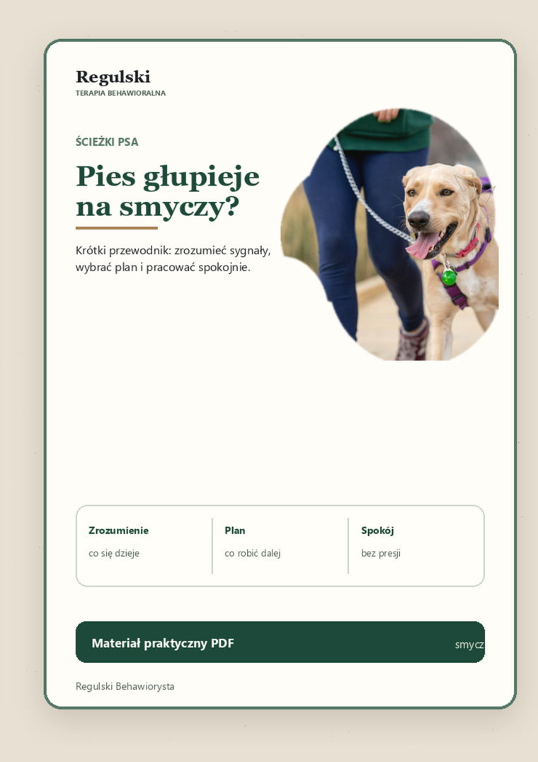 Podgląd strony 1: Pies głupieje na smyczy