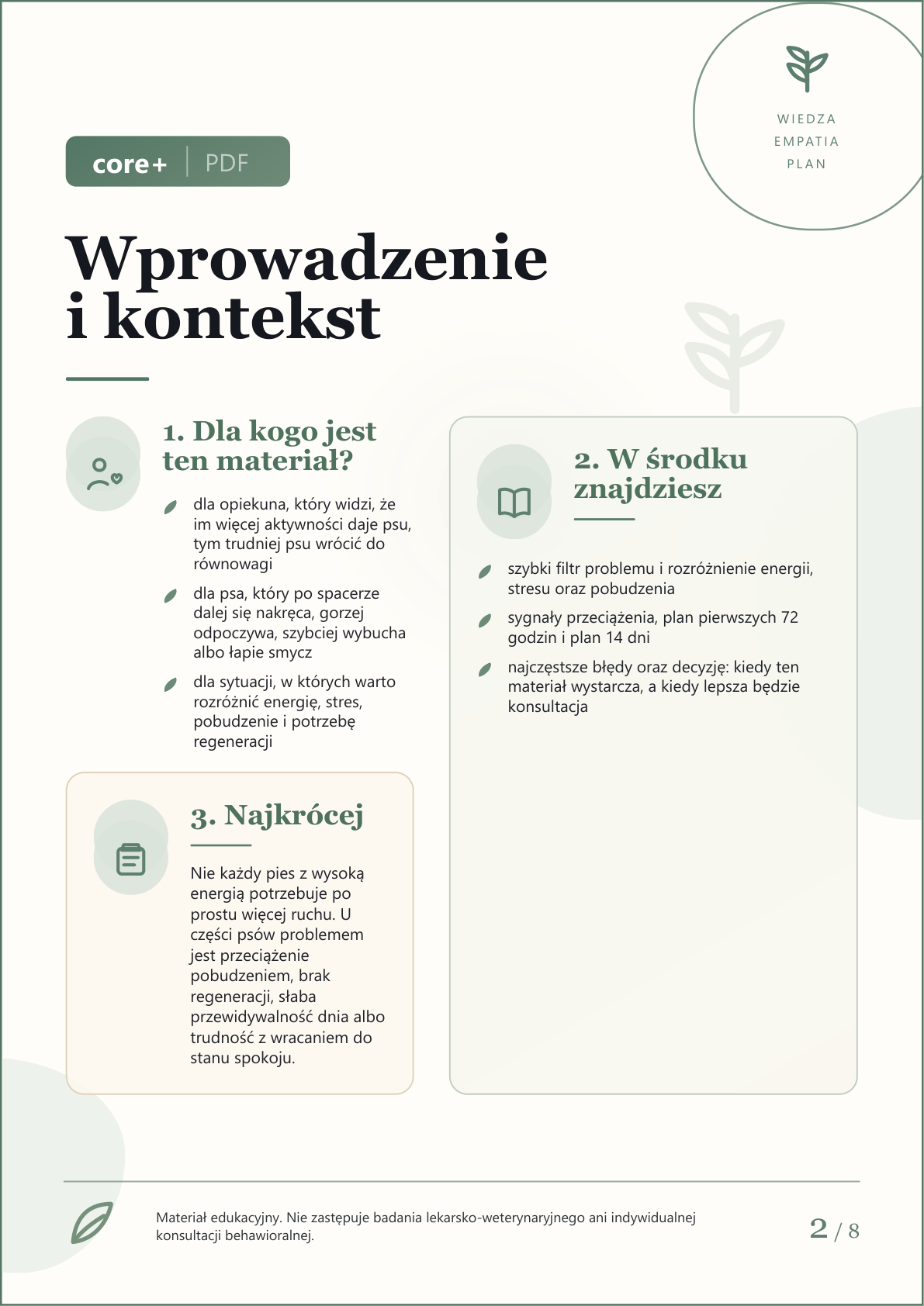 Podgląd strony 2: Czy Twój pies naprawdę potrzebuje więcej ruchu?