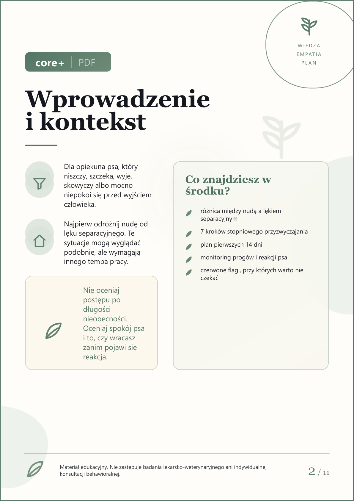 Podgląd strony 2: Pies sam w domu