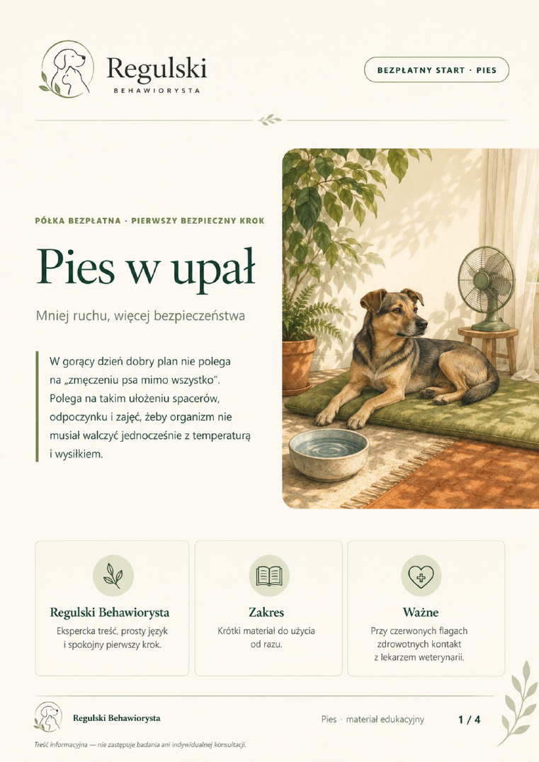 Podgląd strony 1: Pies w upał